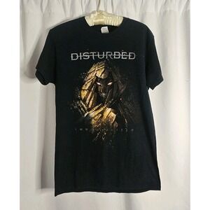 DISTURBED-IMMORTALIZED TOUR 2016 Concert Tour Black T-Shirt Sz Small Rock Metal